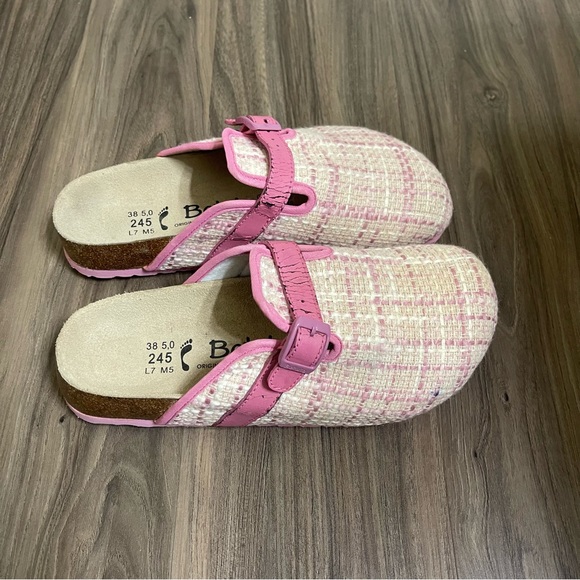 Birkenstock, Betula Woven Plaid Clogs - Picture 8 of 16
